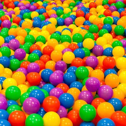 Imagem de Kit com 100 Bolinhas Coloridas Jilong