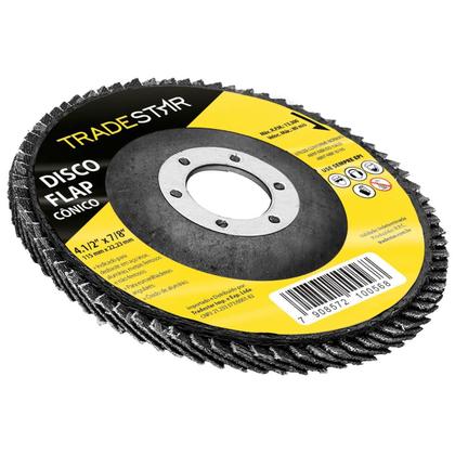 Imagem de Kit Com 100 Disco Flap Conico 4.1/2 X 7/8 Fds115-100Fc Z101