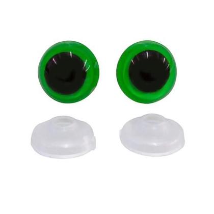 Imagem de Kit com 100 Pares de Olhos Amigurumi para Boneca, Fantoche, Ursinho e Pelúcia de 6 a 14mm Cor Preto, Castanho, Azul, Verde e Amarelo