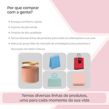 Imagem de Kit com 10Un de Sacolas de Papel Kraft MG Fundo Largo Biodegradável e Reciclável 28x27x20cm