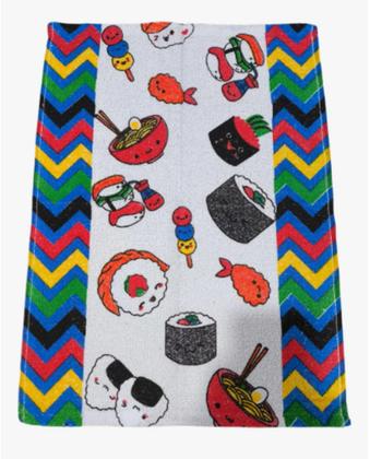 Imagem de Kit Com 10un, Pano De Prato, Copa Felpudo Atoalhado, Estampas Variadas, 40x60cm, 60g, 85% Algodão