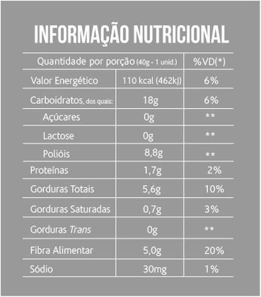 Imagem de Kit Com 10Und Brownie Chocolate Zero Belive Sem Gluten 40G