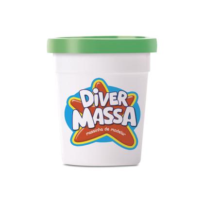Imagem de kit com 10unidades de Massinha Diver Massa Cores Sortidas 8077