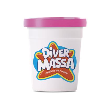 Imagem de kit com 10unidades de Massinha Diver Massa Cores Sortidas 8077
