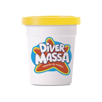 Imagem de kit com 10unidades de Massinha Diver Massa Cores Sortidas 8077