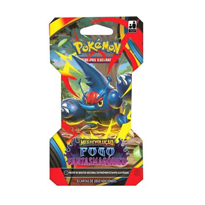 Imagem de Kit com 12 Booster - Fogo Fantasmagórico - Pokémon Tcg