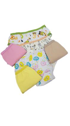 Imagem de Kit Com 12 Calcinhas Infantil 100% Algodão