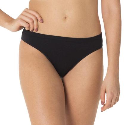 Imagem de Kit com 12 Calcinhas Trifil C04404/4404 Biquíni - Branco/Preto/Chocolate