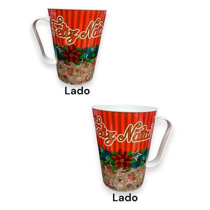 Imagem de Kit Com 12 Canecas Natalinas Decorada 430ml Plástico sortidas