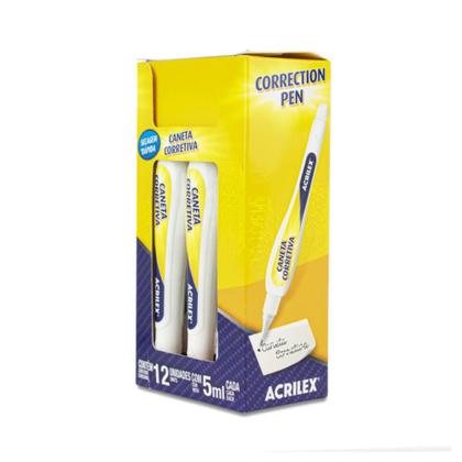 Imagem de Kit com 12 Corretivo em Caneta 5ml  Acrilex