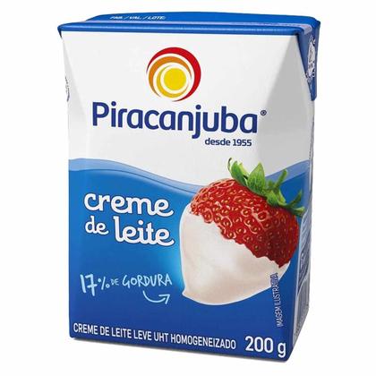 Imagem de Kit com 12 creme de leite 200g piracanjuba