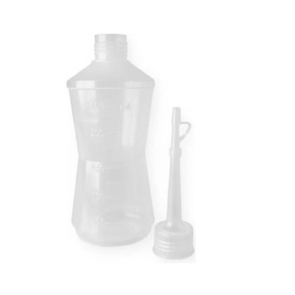 Imagem de Kit Com 12 Frascos Almotolia Bico Reto Transparente De 500Ml