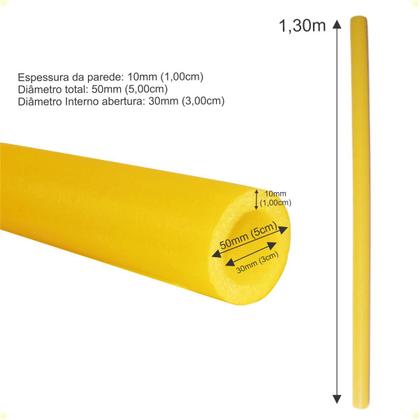 Imagem de Kit Com 12 Isotubos + 12 Ponteiras P/ Cama Elastica