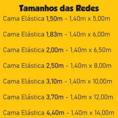 Imagem de Kit Com 12 Isotubos  12 Ponteiras   Rede 4,27 P/ Cama Elastica 