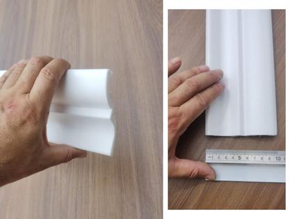 Imagem de Kit Com 12 Metros Roda Teto Modelo N100 50X85 Mm