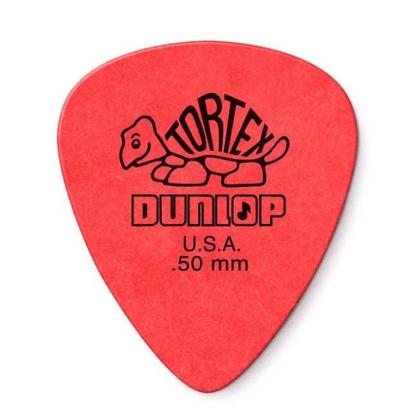 Imagem de Kit com 12 Palhetas Dunlop Tortex 0,50mm Vermelha