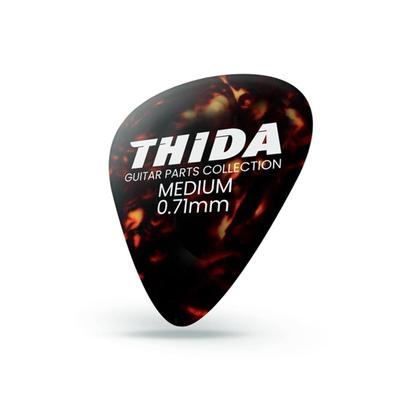 Imagem de Kit Com 12 Palhetas Medium Cores Sortidas De Celuloide