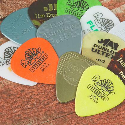 Imagem de Kit Com 12 Palhetas Variety Pack Sortidas Ultex Tortex Nylon