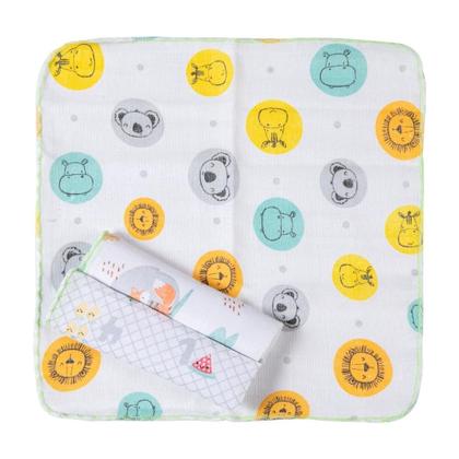 Imagem de Kit Com 12 Paninhos De Boca Karinho 30cm X 30cm Estampados