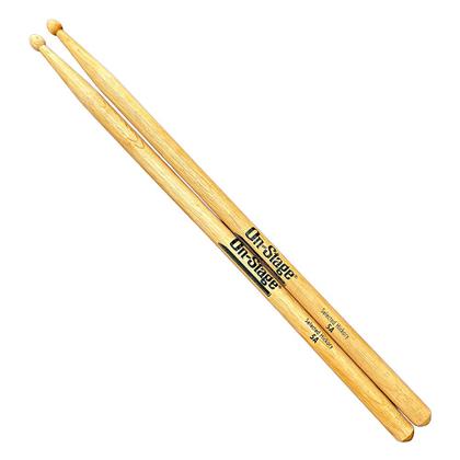 Imagem de Kit Com 12 Pares de Baqueta On Stage Hickory 5A Selected Ponta Madeira HW5A