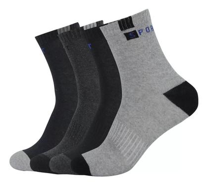 Imagem de Kit com 12 Pares de Meias Cano Longo Sport Adulto Masculino