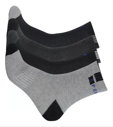 Imagem de Kit com 12 Pares de Meias Cano Longo Sport Adulto Masculino