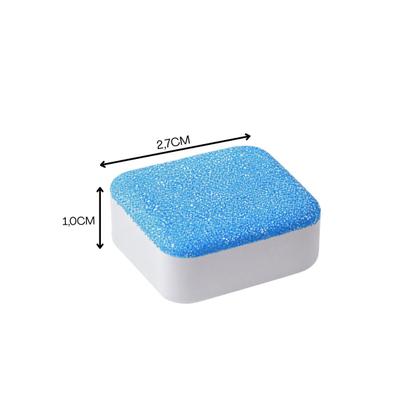 Imagem de Kit com 12 Pastilhas de Limpeza Interna Eficaz Para Máquina de Lavar Elimina Resíduos e Odor Higiene