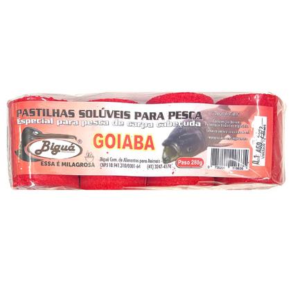 Imagem de Kit Com 12 Pastilhas Pesca Carpa Cabeçuda Goiaba 280g Biguá