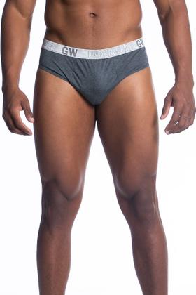 Imagem de kit com 12 pecas Cueca Masculina 100% Algodão Slip Tradicional do P ao GG. G - kit 12 peças