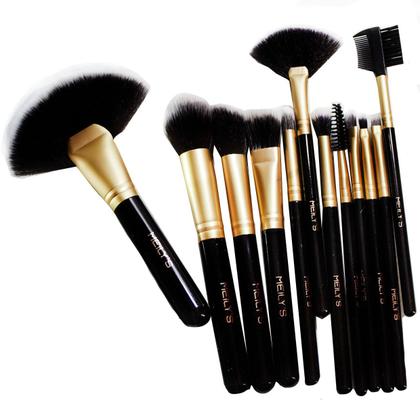Imagem de Kit com 12 pinceís de maquiagem Meily's MKP149