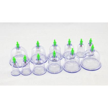Imagem de Kit com 12 Ventosas para Massagem: Ventosaterapia, Acupuntura e Massoterapia - Envio Imediato!