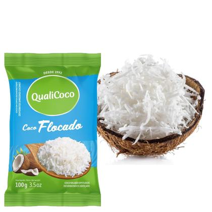 Imagem de Kit Com 12Und Coco Ralado Em Flocos Qualicoco 100G