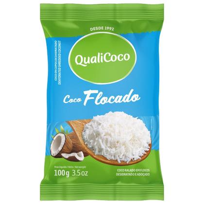 Imagem de Kit Com 12Und Coco Ralado Em Flocos Qualicoco 100G
