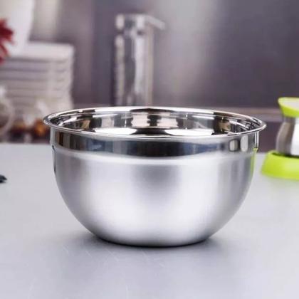 Imagem de Kit com 15 Tigela Bowl Multiuso 18cm/22cm/26cm Aço Inox