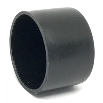 Imagem de Kit Com 16 Ponteiras 3,3 cm 1 1/4 Preto Redondas Tubulares Aplicação Externa Cadeiras E Mesas Plástico Resistente