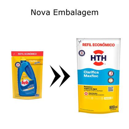 Imagem de Kit com 16 UN - HTH Clarifica Maxfloc 900ML