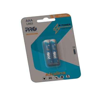 Imagem de Kit Com 18 Pilhas Alcalinas  AAA LR03 - 1,5V Proeletronic