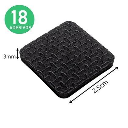 Imagem de Kit com 18 Unidades Protetores de EVA Autoadesivos 2,5cm BOM1332 BOM1333