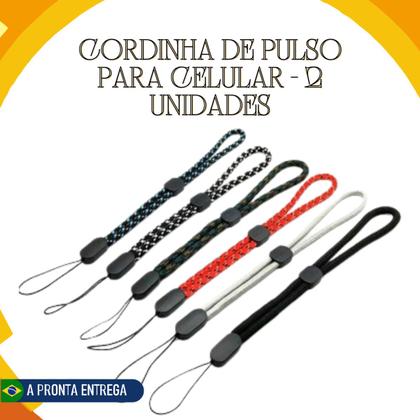 Imagem de Kit Com 2 Alça Cordinha Capinha De Celular Phone Anti-queda