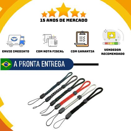 Imagem de Kit Com 2 Alça Cordinha Capinha De Celular Phone Anti-queda