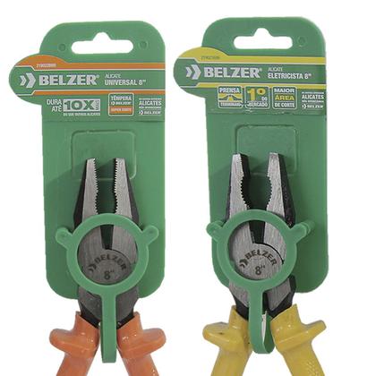 Imagem de Kit Com 2 Alicates - 1 Universal + 1 Eletricista De 8 Belzer