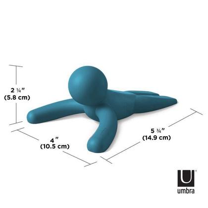 Imagem de Kit com 2 Aparadores de Porta ou Peso de Porta Buddy Azul