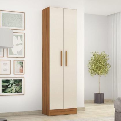 Imagem de Kit com 2 Armários Multiuso Escritório Nt4045 4 Portas e Prateleiras