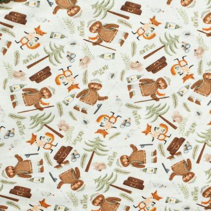 Imagem de Kit Com 2 Babadores Bebê Camping Verde - Hug