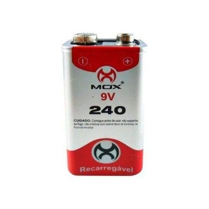Imagem de Kit com 2 Baterias MOX MO-9V 240mah