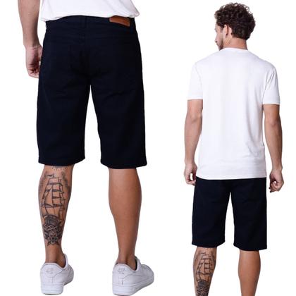 Imagem de Kit Com 2 Bermuda Masculina Slim Com Estilo Casual Básico
