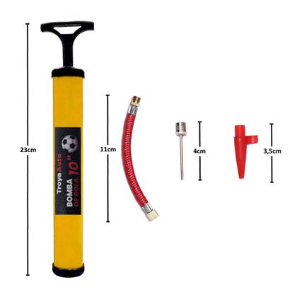 Imagem de Kit Com 2 Bolas Vôlei e Futebol Semi Profissionais + Bomba de Ar