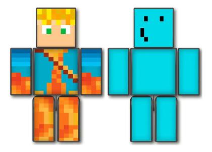 Imagem de Kit Com 2 Bonecos Articulado Jogo Mine Lopers E Problems Craft