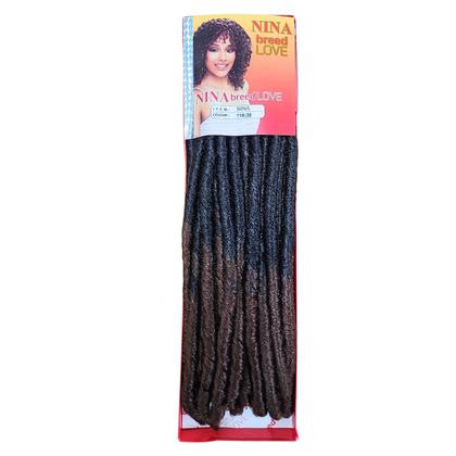 Imagem de Kit com 2 Cabelo Crochet Braids Entrelace Cacheado Volumoso Natural Nina Soft Dread 72 Gramas