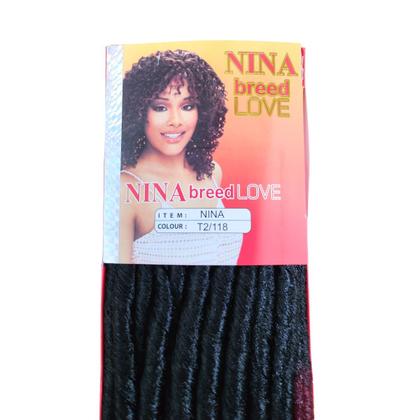 Imagem de Kit com 2 Cabelo Crochet Braids Entrelace Cacheado Volumoso Natural Nina Soft Dread 72 Gramas